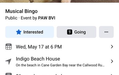 Musical Bingo charity event for PAW at Indigo Beach House