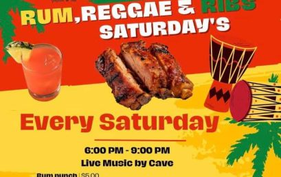 Cave Live Music Rum Reggae & Ribs Saturday’s at Quito’s