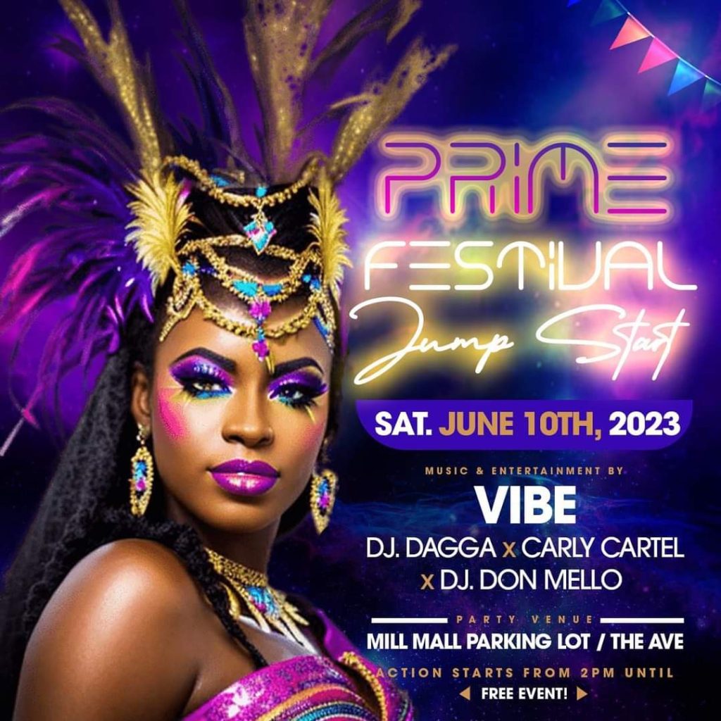 VIBE DJ. DAGGA CARLY CARTEL DJ. DON MELLO Prime Festival Jump Start at Mill Mall Parking Lot FREE ENTRY
