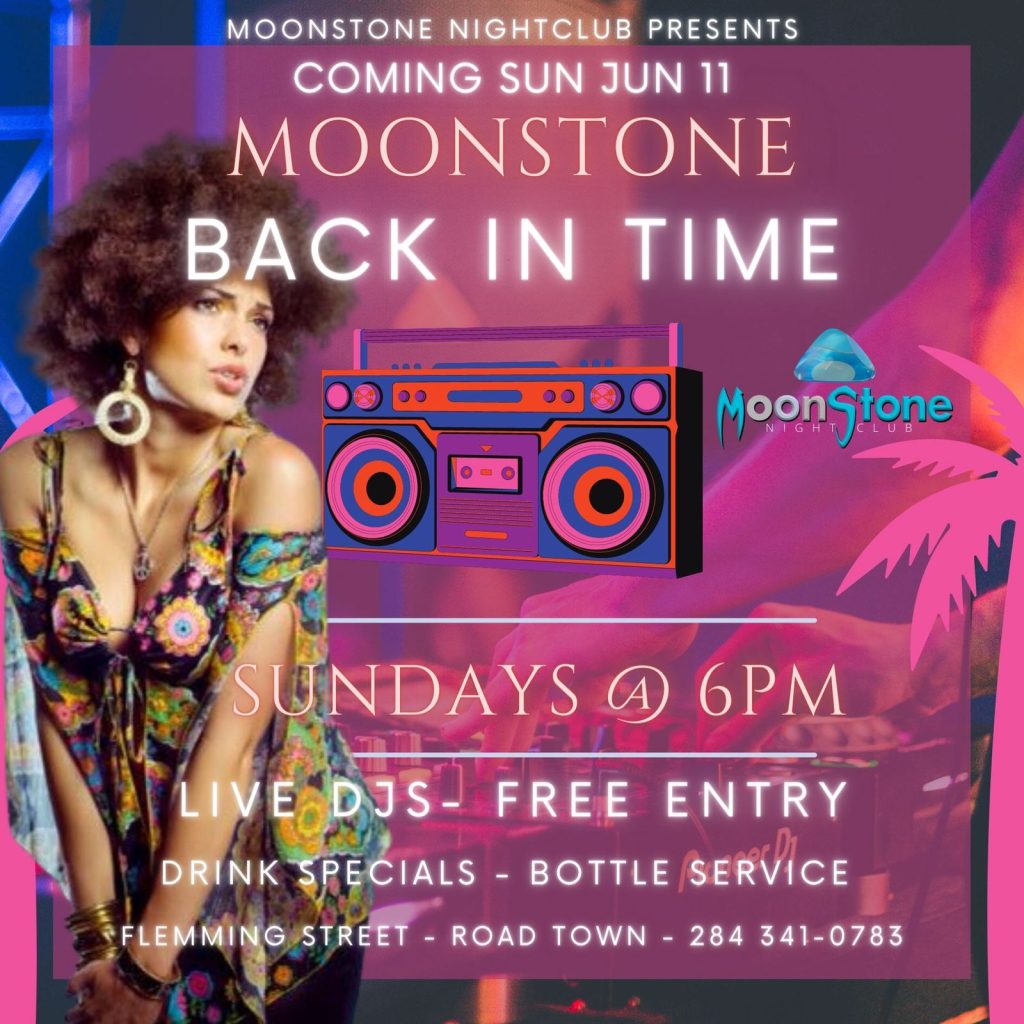 Live DJs Back In Time Party at Moonstone Nightclub FREE ENTRY