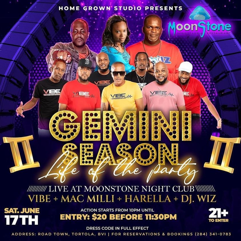 Vibe MacMilli Harella DJ Wiz Gemini Season Party at Moonstone Nightclub