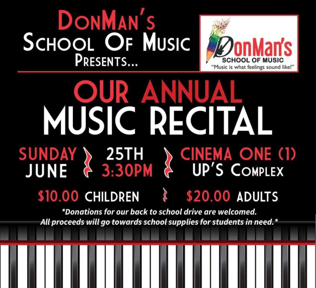 Annual Music Recital Presented by DonMan’s School of Music at UP’s Cinema