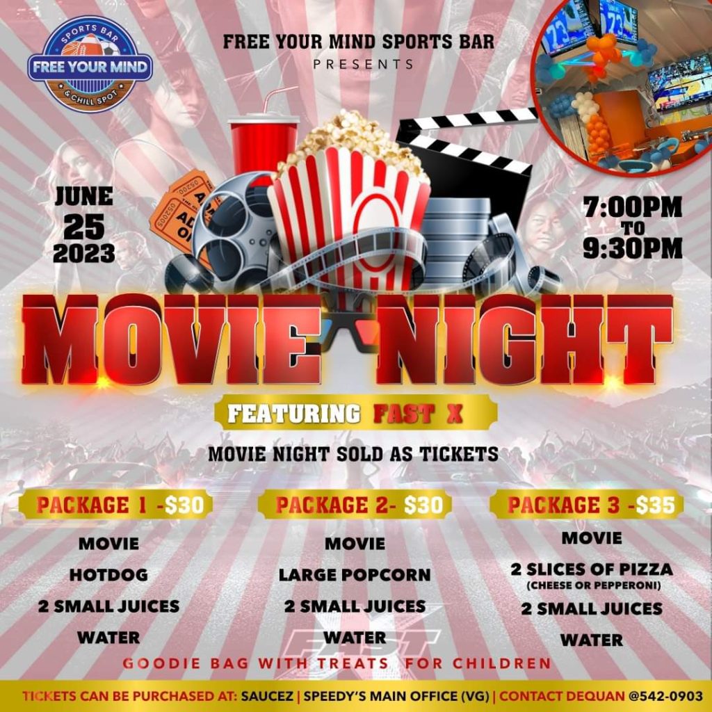 Fast X Movie Night at Free Your Mind Sports Bar