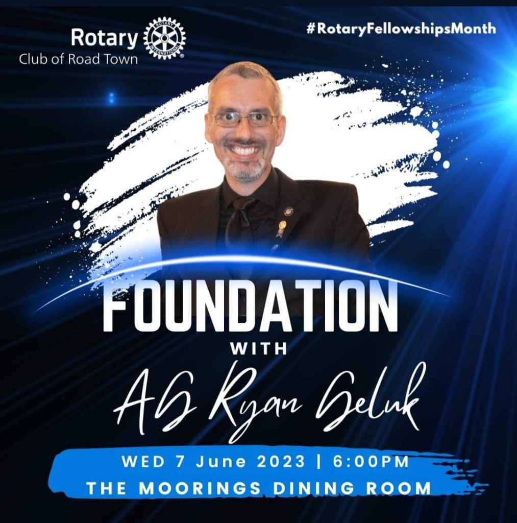 Foundation with Ag Ryan Geluk Rotary Club at The Moorings Dining Room
