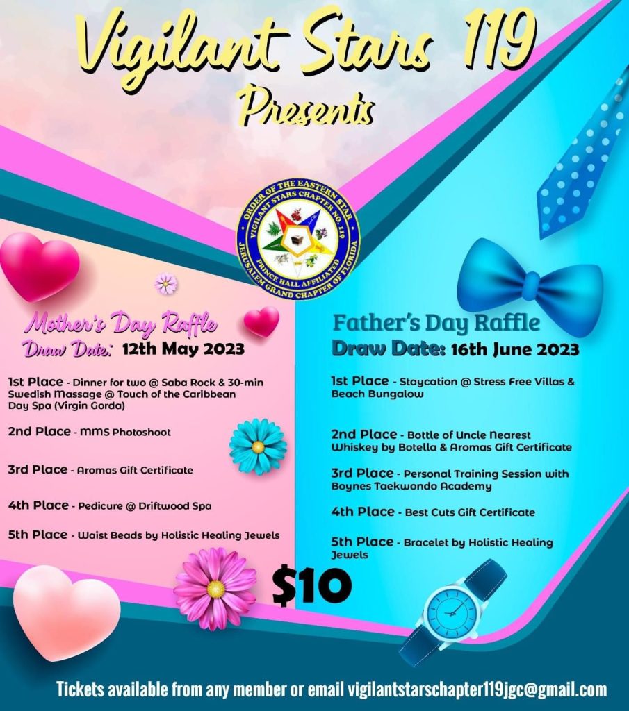RAFFLE, Father’s Day presented by Vigilant Stars 119