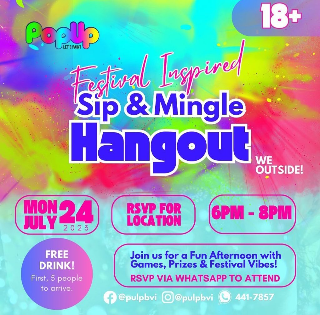 Sip & Mingle Hangout ‘Festival Inspired’ PopUp RSVP for Location