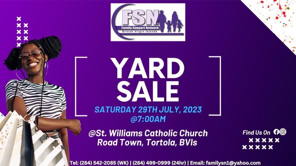 Yard Sale Benefitting Family Support Network