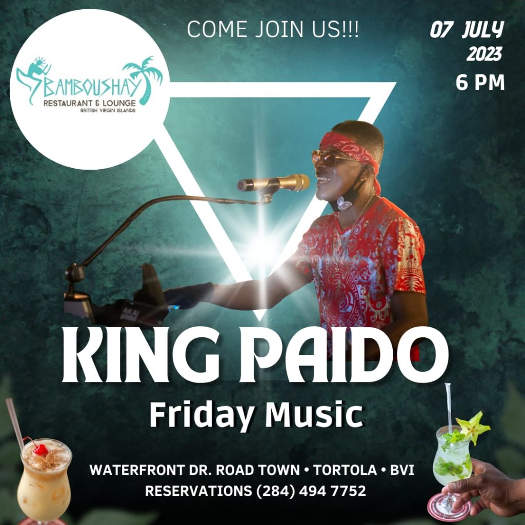 King Paido Friday Music at Bamboushay Lounge
