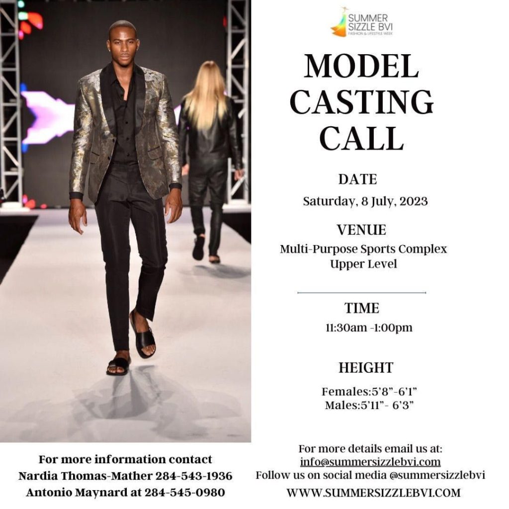 Model Casting Call Summer Sizzle BVI