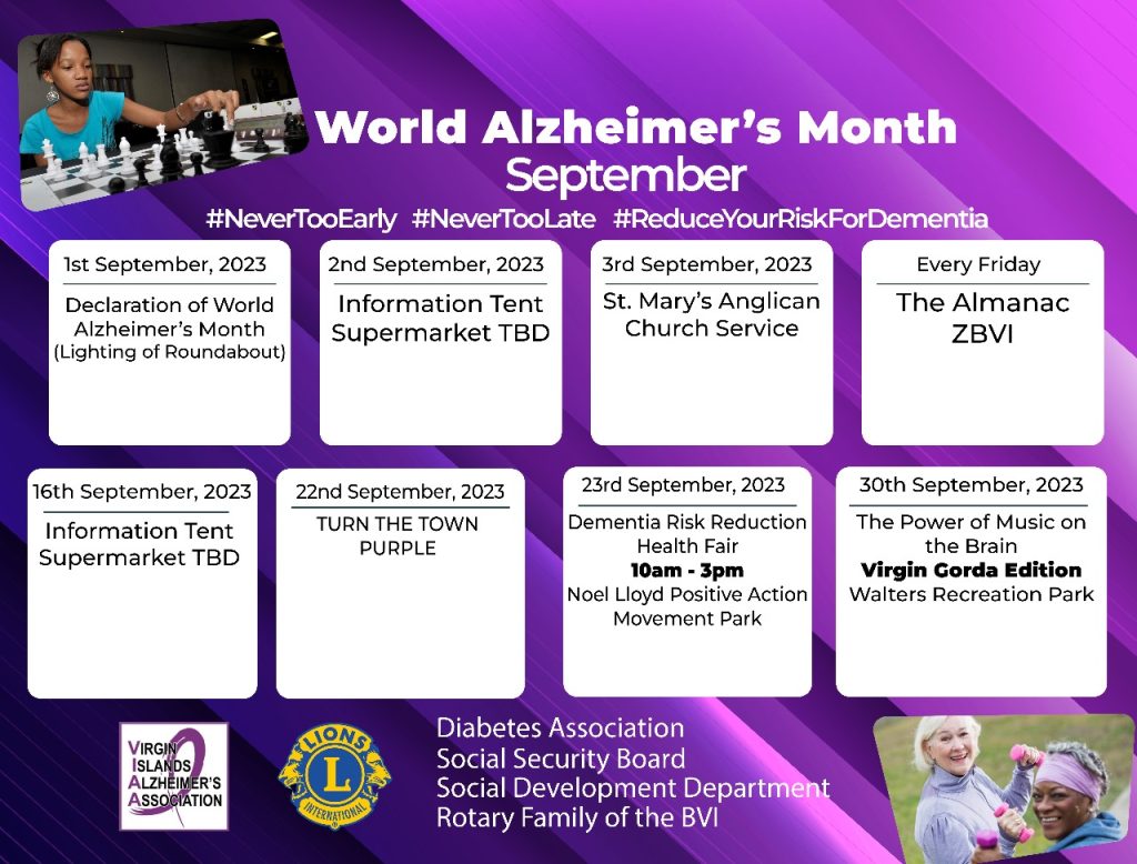 Declaration of World Alzheimer’s Month (Lighting of Roundabout)