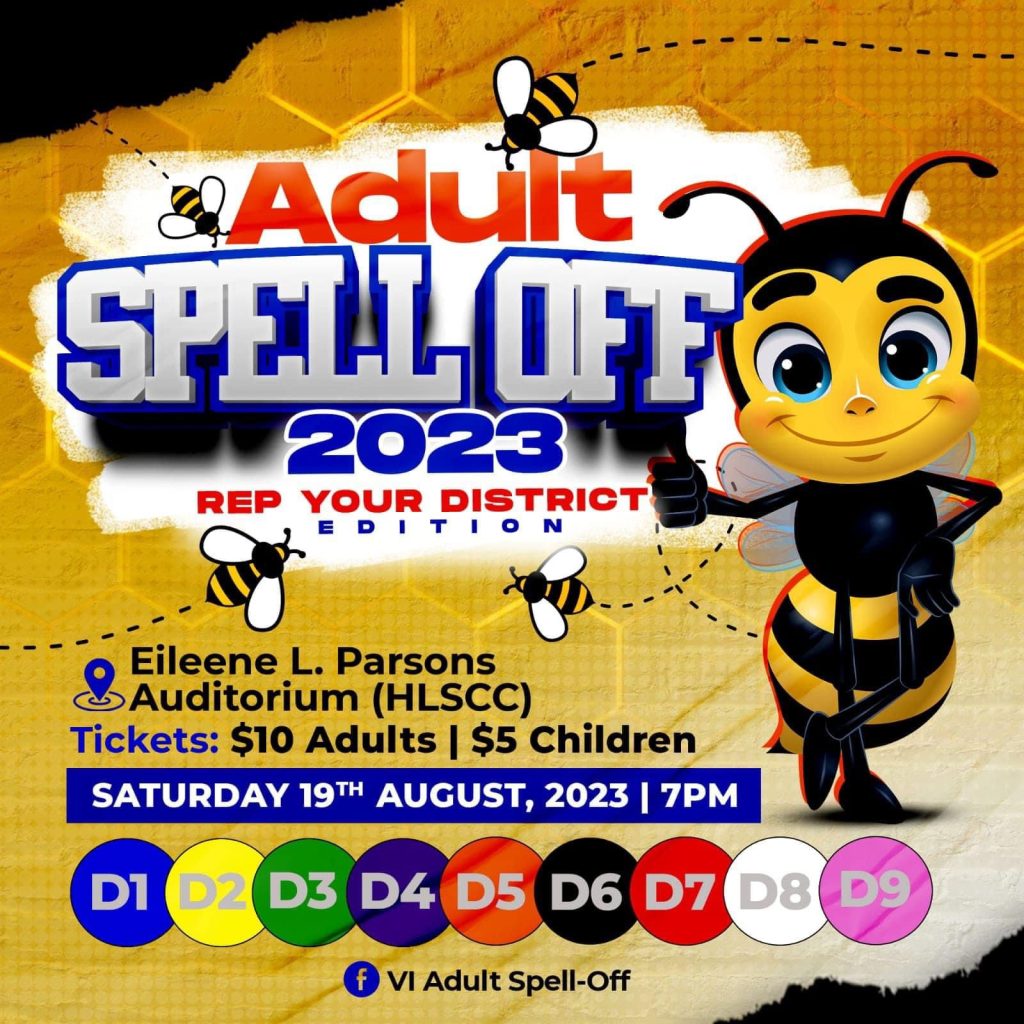 Adult SPELL OFF 2023 Rep Your District Eileen L. Parson’s Auditorium