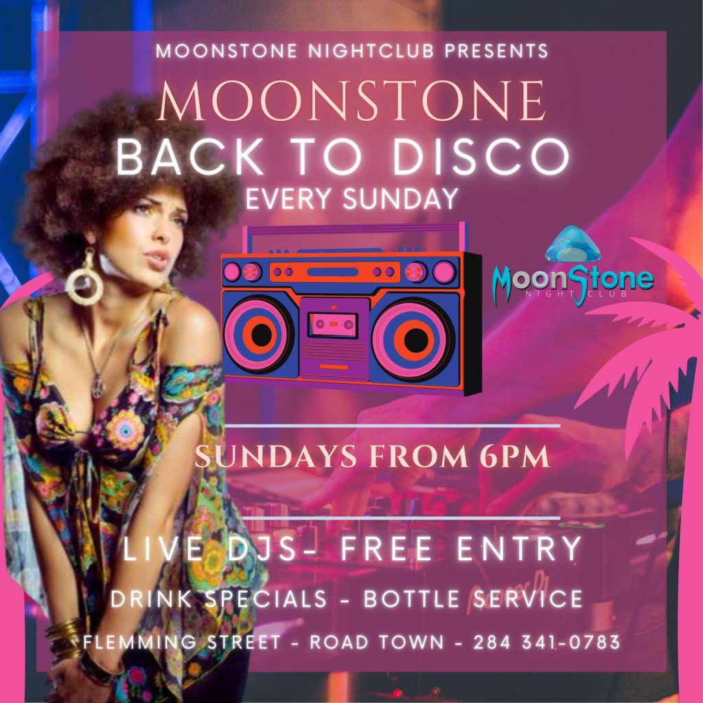 MoonStone BACK TO DISCO Every Sunday with LIVE DJs