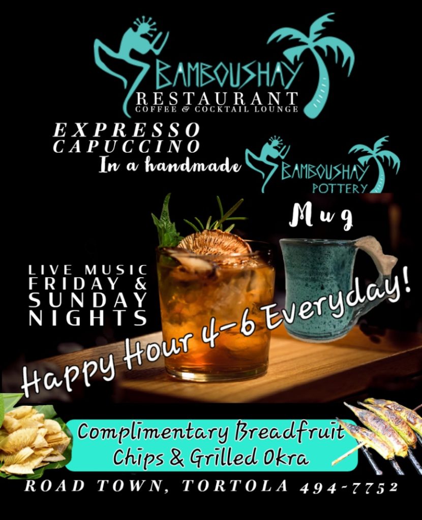 Happy Hour Every Day at Bamboushay Restaurant & Lounge