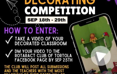 Classroom Decorating Competition – DM Video by Sept 25th!