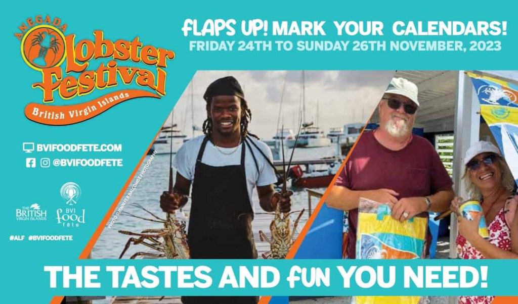 Anegada Lobster Festival British Virgin Islands Friday 24th to Sunday 26th November 2023