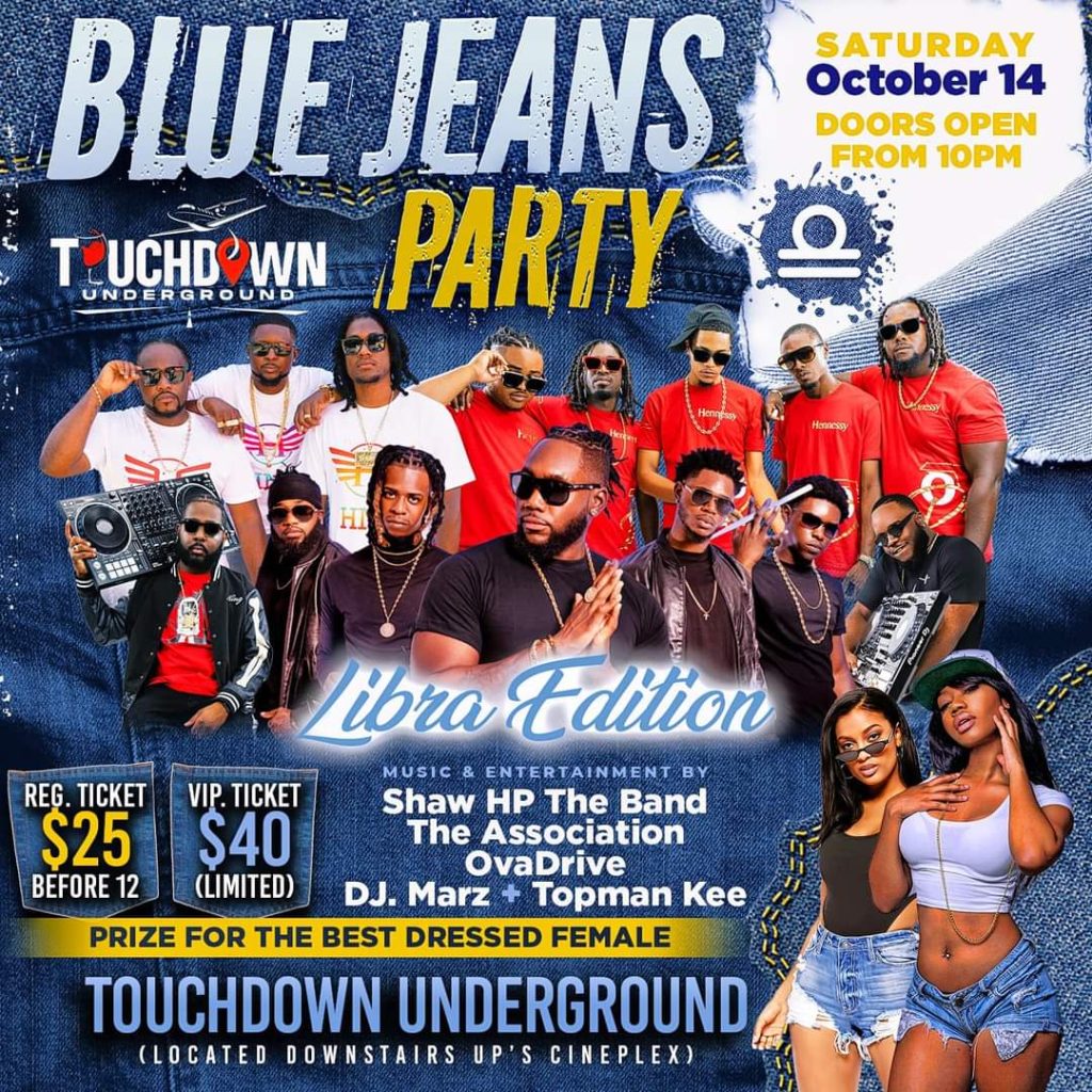 BLUE JEANS PARTY Libra Edition Music & Entertainment by Shaw HP The Band, The Association, Ova Drive, DJ Marz + Topman Kee