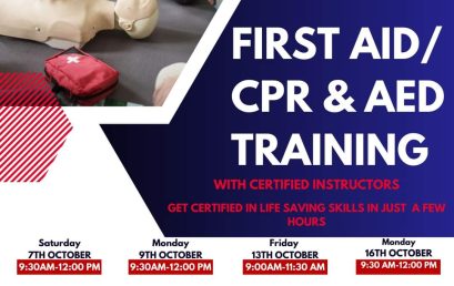 FIRST AID/CPR & AED TRAINING