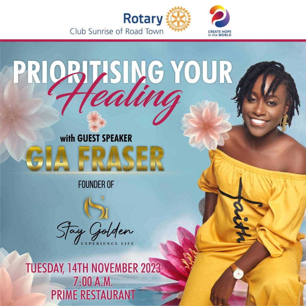 PrioritiSing Your Healing with Gia Fraser at Prime in Road Town