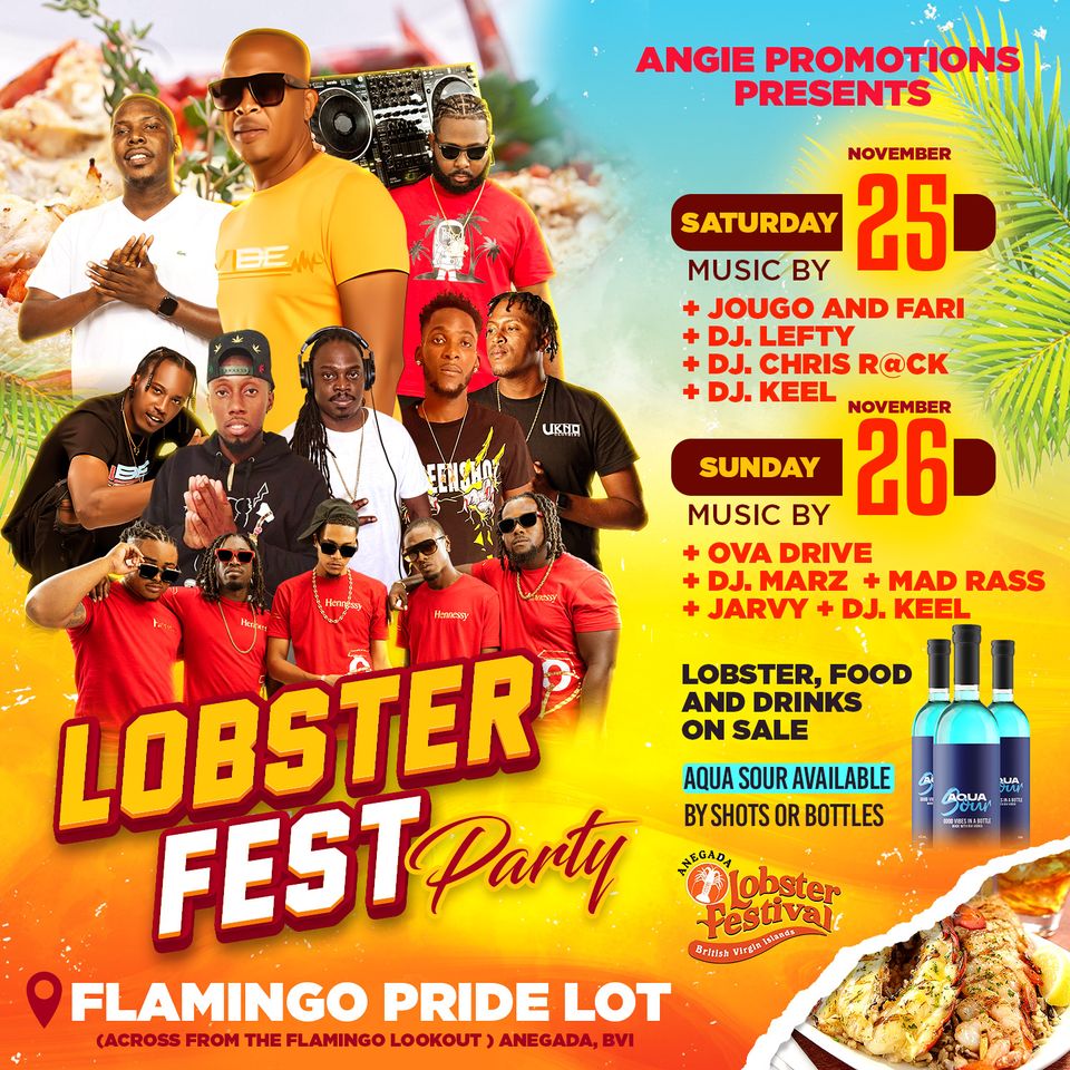 Lobster Fest Party – Music by Jougo & Fari; DJ Lefty; DJ Chris rock; DJ Keel