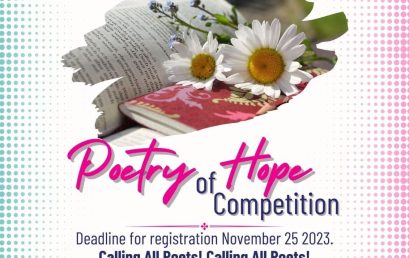 Poetry of Hope Competition – Calling All Poets! Calling All Poets!