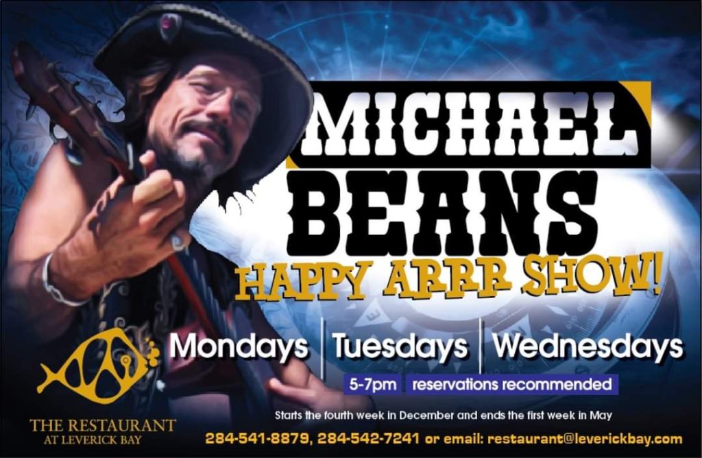 Michael Beans Happy Arrr Show at The Restaurant at Leverick Bay