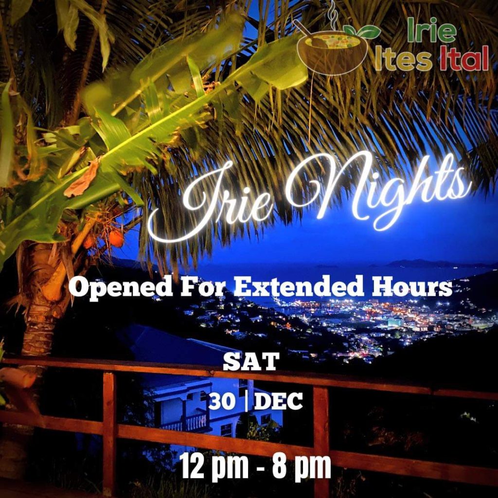 Irie ltes ltal Opened For Extended Hours