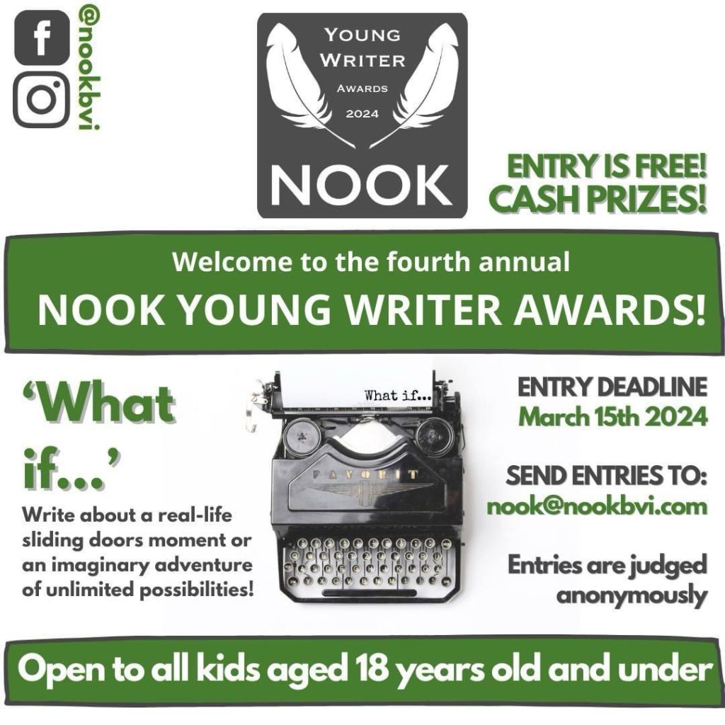 YOUNG WRITER AWARDS Cash Prizes! Entry deadline March 15th